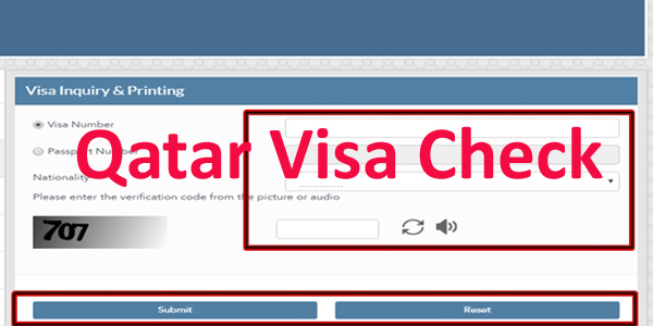 Qatar Visa Check By Online